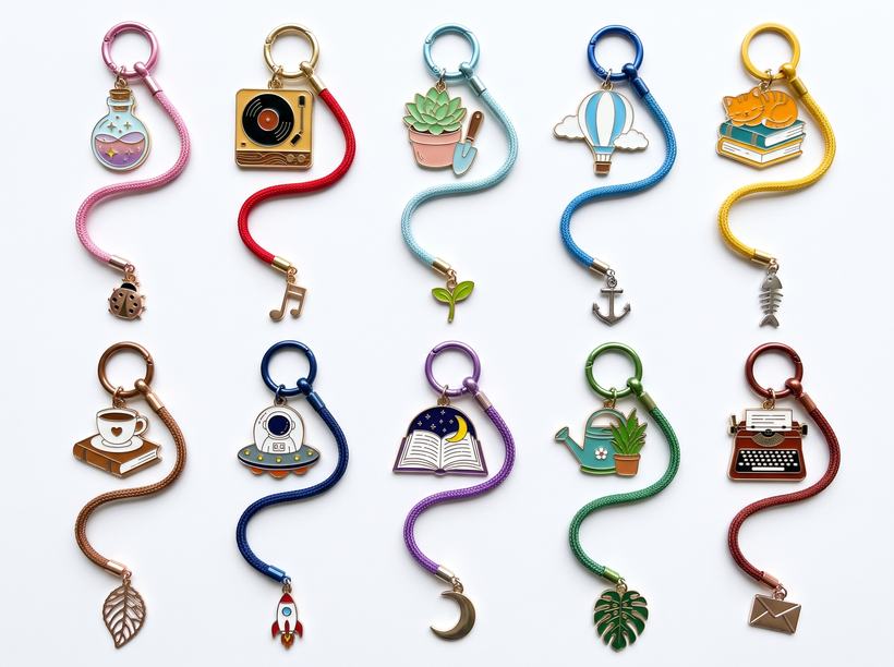 Zinc Alloy Bookmarks #03