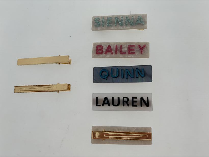 Acetate Bangs Clips #04