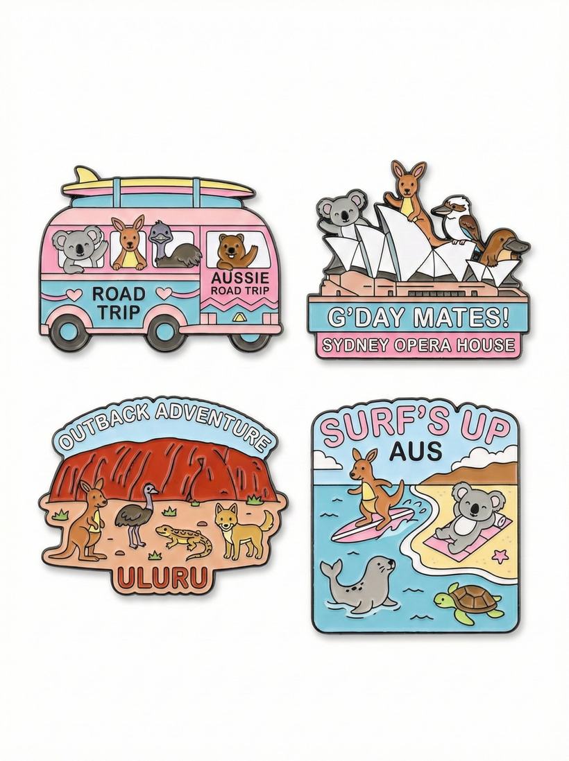Australien-Souvenir-Magnetsets #01