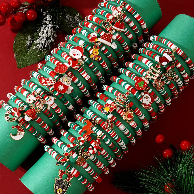 Christmas Bracelets · Polymer Clay #34