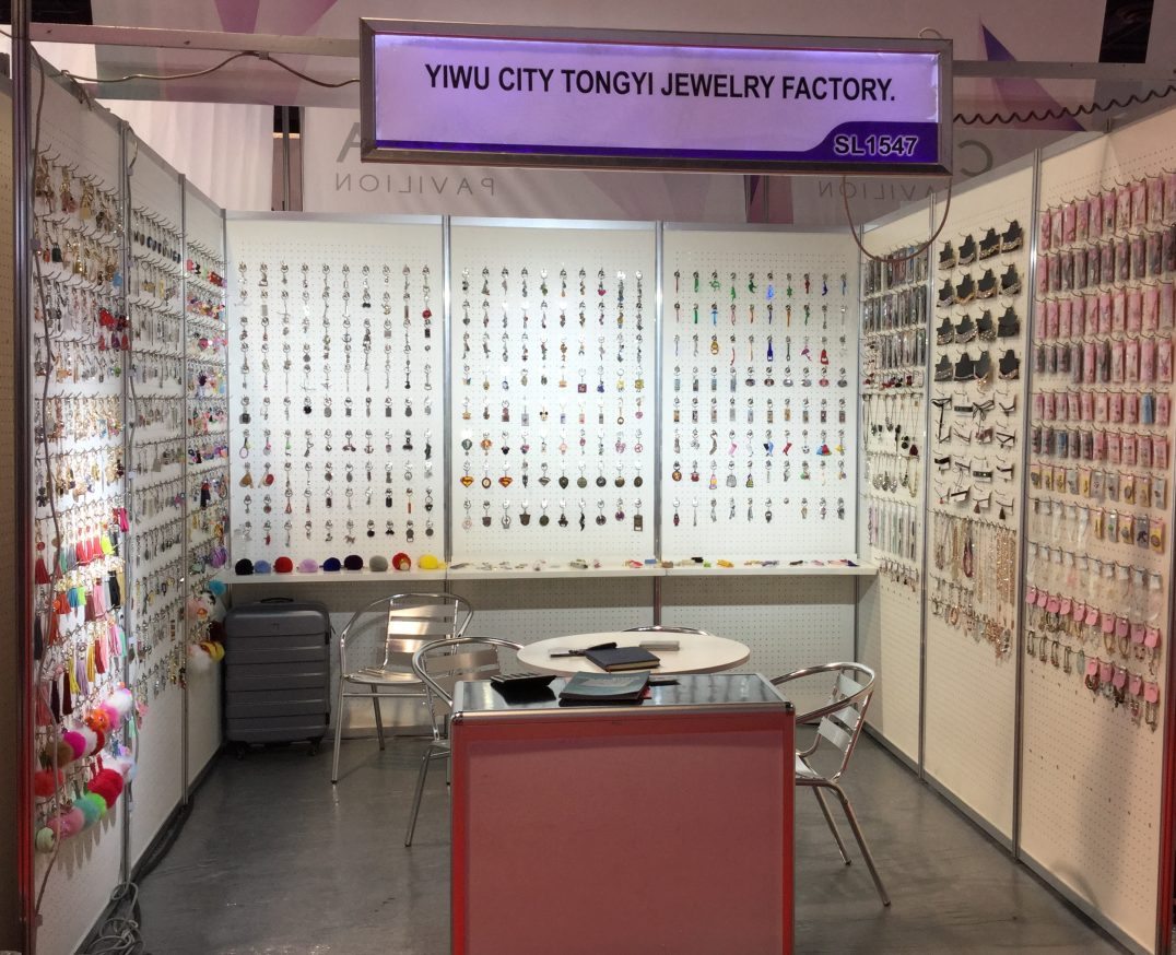 Tongyi Jewelry booth in Las Vegas USA