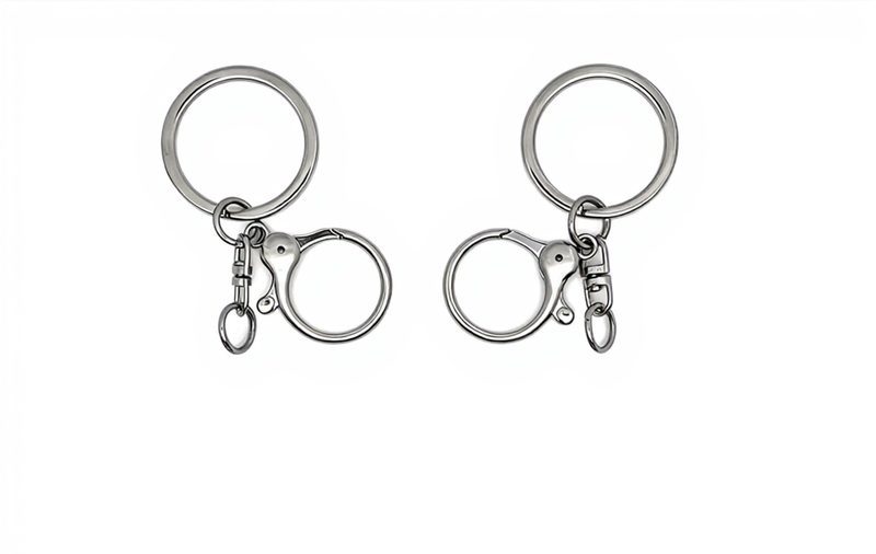 Custom metal keychain style